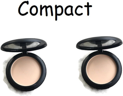 ADJD Perfect Coverage Oil Control Compact Pack Of 2 Compact(BEIGE, 30 g)