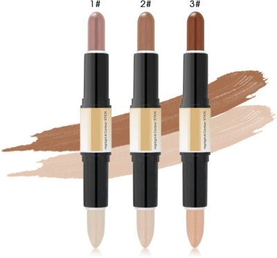 Amaryllis SUPER 2 IN 1 CONCEALER STICK SET OF 3 Concealer(MULTI COLOR, 24 g)