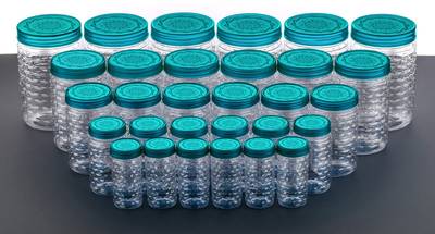 NEXIUM 30Pcs BEST BUY Plastic Kitchen Containers Storage Container Combo Set Canister Dibba Boxes  - 250 ml, 300 ml, 650 ml, 1200 ml, 2000 ml Plastic Grocery Container  (Pack of 30, Clear)