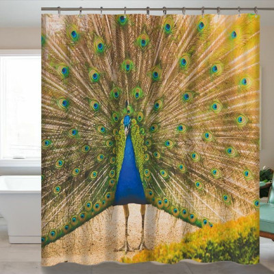 IDV 274 cm (9 ft) Long Door Polyester Room Darkening Curtain (Pack Of 2)(Green, Animal)