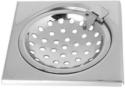 Viking Floor Stainless Steel Push Down Strainer(15 cm Set of 1)