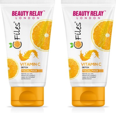 Beauty Relay London C Files Vitamin C Detox Facial Mask(400 g)