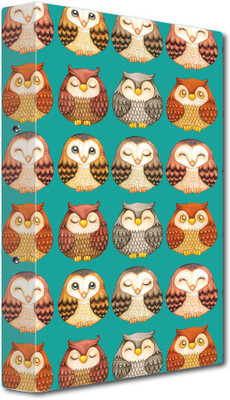 Nourish Cardboard Punchless File Folder(Set Of 1, Owls-On turquoise)