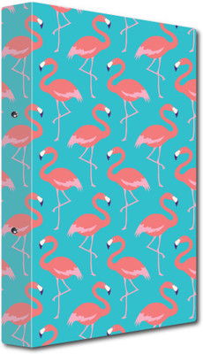 Nourish Cardboard Punchless File Folder(Set Of 1, Turquoise flamingo)