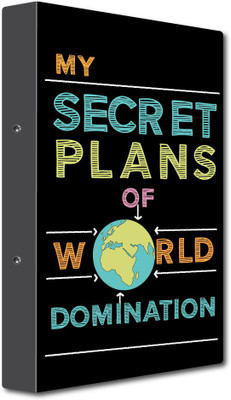 Nourish Cardboard Punchless File Folder(Set Of 1, Secret plans)