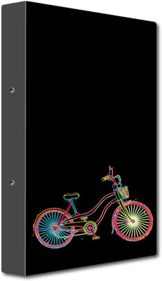 Nourish Cardboard Punchless File Folder(Set Of 1, Bicycle black)