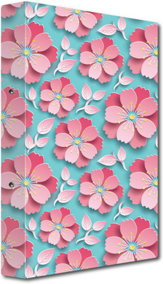 Nourish Cardboard Punchless File Folder(Set Of 1, Pink-Blue)