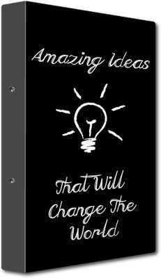 Nourish Cardboard Punchless File Folder(Set Of 1, Black)