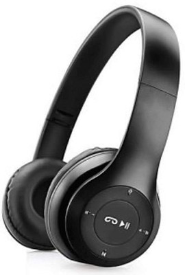 Treadmill P-47 HiFi Bass Stereo Running With Noise Canceling for Workout Bluetooth(Black, On the Ear)