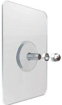 Ultivera Wall hooks ( pack of 10 pic) screw sticker wall hook no drilling Hook 1(Pack of 10)