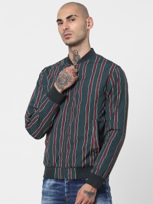 JACK & JONES Full Sleeve Striped Men Jacket