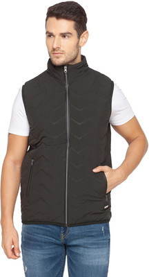 Spykar Sleeveless Solid Men Jacket