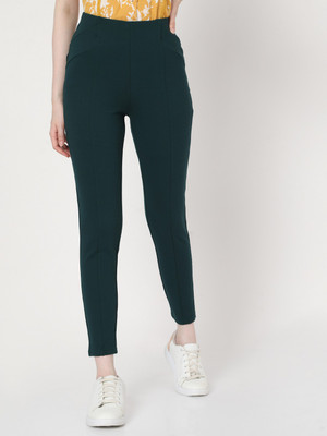 VERO MODA Green Jegging(Solid)