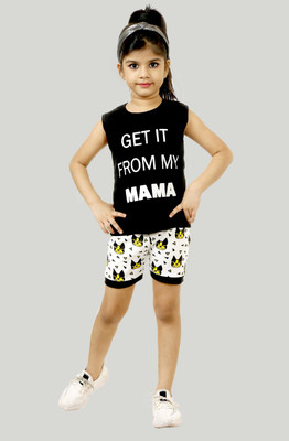 Mojua Baby Boys & Baby Girls Casual T-shirt Shorts(White)