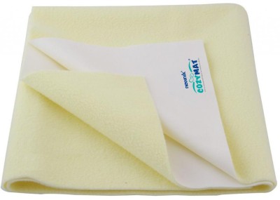 newnik Cotton Baby Bed Protecting Mat(Yellow, Free)