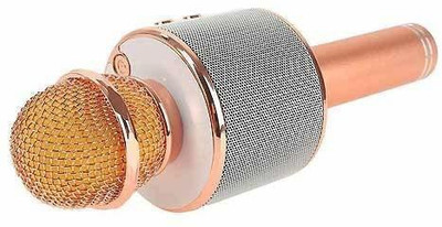 Y2H Enterprises WS-858 Handheld Wireless Singing Mike Multi-function Bluetooth Karaoke Mic with Microphone Speaker For All Smart Phones and iOS. Microphone
