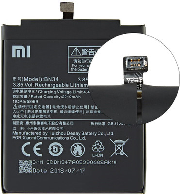 LIFON Mobile Battery For  Xiaomi Redmi 5A BN34 3000mAh