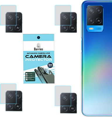 BERRIES Back Camera Lens Glass Protector for OPPO A54 [Unbreakable Polycarbonate Material](Pack of: 4)