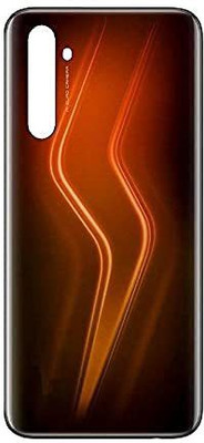 TECHFY Realme 6 Pro orange Back Panel(Lighting orange)