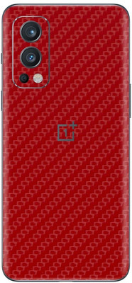 Orgic India OnePlus Nord 2 Mobile Skin(Carbon Red)