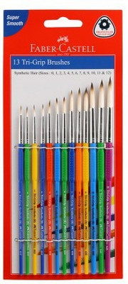 FABER-CASTELL tri grip round set of 13, 6Y+(Set of 13, Multicolor)