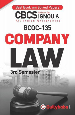 IGNOU BCOC-135 : Company Law(Paperback, GPH Panel of Experts)