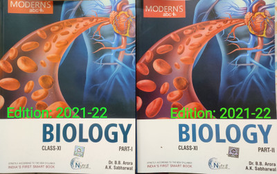 Modern's Abc Biology Class Xi (Class 11th) Part 1 & 2(Paperback, Dr. B. B. Arora, A. K. Sabharwal)