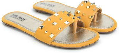 Moonwalk Women Flats(Yellow , 6)