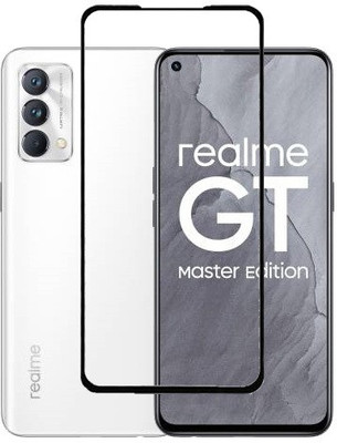 HOBBYTRONICS Edge To Edge Tempered Glass for REALME GT MASTER EDITION(Pack of 1)