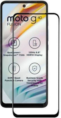EASYKARTZ Edge To Edge Tempered Glass for Motorola G40 Fusion(Pack of 1)