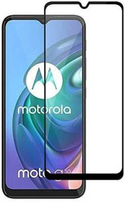 DMJHP Edge To Edge Tempered Glass for Motorola G10 Power(Pack of 1)