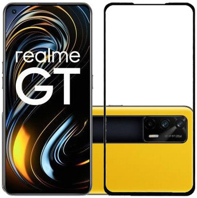 HOBBYTRONICS Edge To Edge Tempered Glass for REALME GT, REALME GT 5G(Pack of 1)