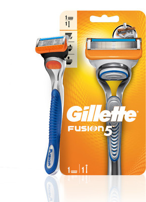 9% OFF on GILLETTE Fusion Men's Grooming Razor 5 Blades+ Precision Trimmer for Beard Styling (1 pc)