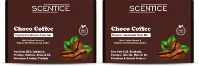 Scentice Choco Coffee Luxury Handmade Soap | Excellent Moisturizing Soap(2 x 100 g)