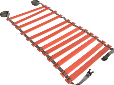 DE JURE FITNESS Adjustable Grey Orange Agility Ladder 6M Strap 12 Rungs Set Speed Ladder(Grey, Orange)