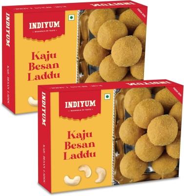 Indiyum Kaju Besan Laddu Box(2 x 400 g)