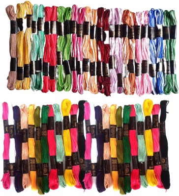 Upyukat Multicolor Thread(8 m Pack of50)