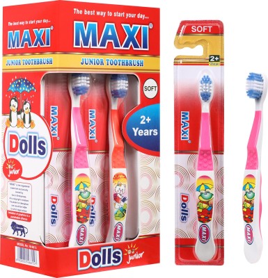 Maxi Dolls Junior Soft Toothbrush(Pack of 12)