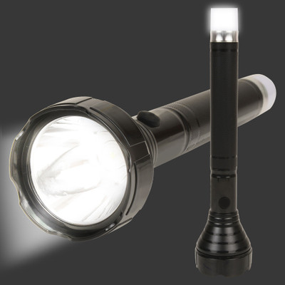 Care 4 RP-500 FLASHLIGHT TORCH ROYAL POWER Rechargeable flashlight 60 w with night lamp at the end Waterproof, double battery charging with fast charging 3 MODES (high, LOW, back lamp) Torch(Black, 27 cm, Rechargeable) Care 4 RP-500 FLASHLIGHT TORCH ROYAL POWER Rechargeable flashlight 60 w with night lamp at the end Waterproof, double battery charging with fast charging 3 MODES (high, LOW, back lamp) Torch(Black, 27 cm, Rechargeable)