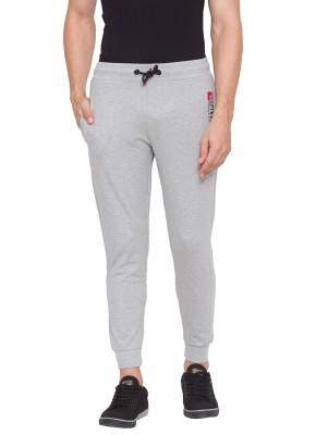 Spykar Solid Men Grey Track Pants