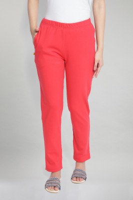 Aurelia Regular Fit Women Red Trousers