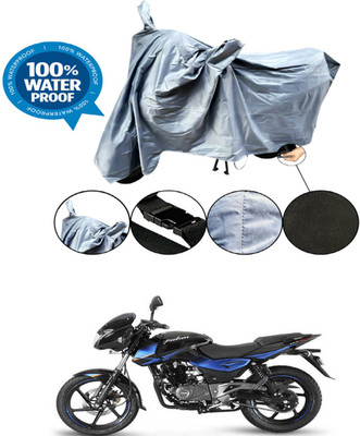 RONISH Waterproof Two Wheeler Cover for Bajaj(Pulsar 150 DTS-i, Grey)