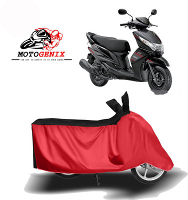 MOTOGENIX Two Wheeler Cover for Yamaha(Ray Z, Red, Black)