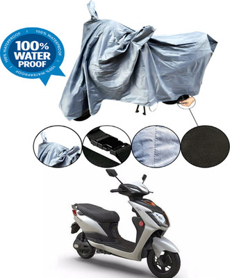 RONISH Waterproof Two Wheeler Cover for Ather(Scooty, Grey)