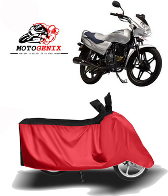 MOTOGENIX Two Wheeler Cover for LML(Freedom DX, Red, Black)