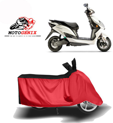 MOTOGENIX Two Wheeler Cover for Evolet(Derby, Red, Black)