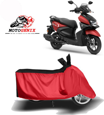 MOTOGENIX Two Wheeler Cover for Yamaha(RayZR 125 Fi, Red, Black)