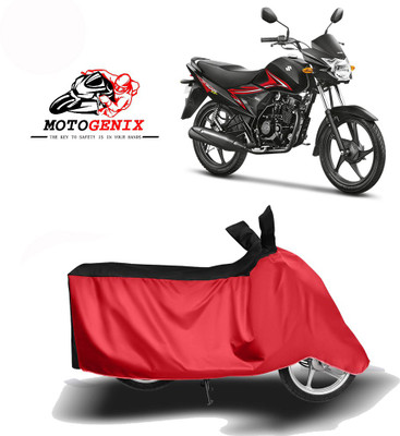 MOTOGENIX Two Wheeler Cover for Suzuki(Hayate EP, Red, Black)