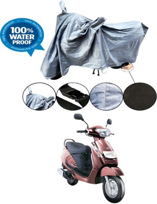 RONISH Waterproof Two Wheeler Cover for Mahindra(Duro 125, Grey)