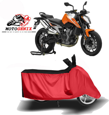 MOTOGENIX Two Wheeler Cover for KTM(790 Duke, Red, Black)